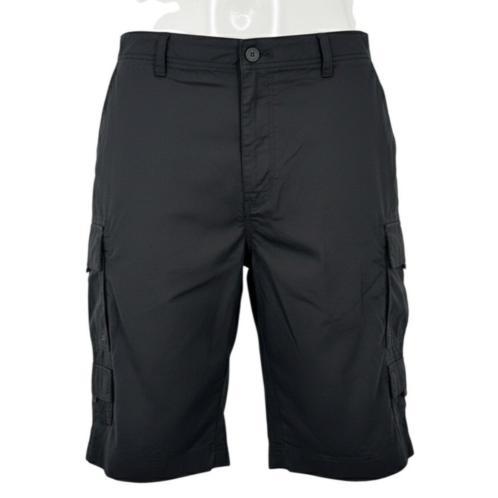 NEW Roundtree & Yorke Mens Big Man Classic Fit Black Cargo Shorts‎ Size 44W